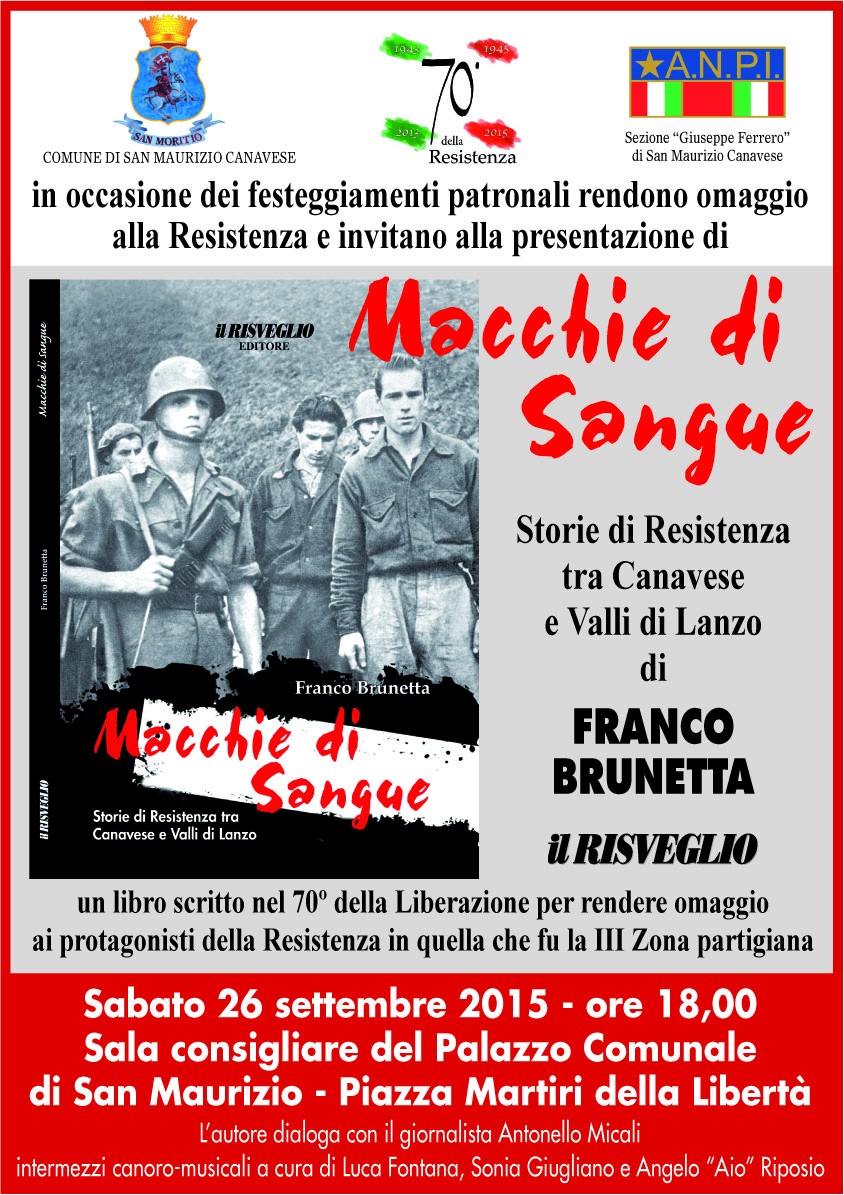 Macchie di sangue - San Maurizio 26.09.2015